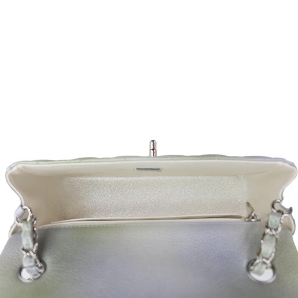 Chanel Classic Rectangular Flap Mini Quilted Irid… - image 13